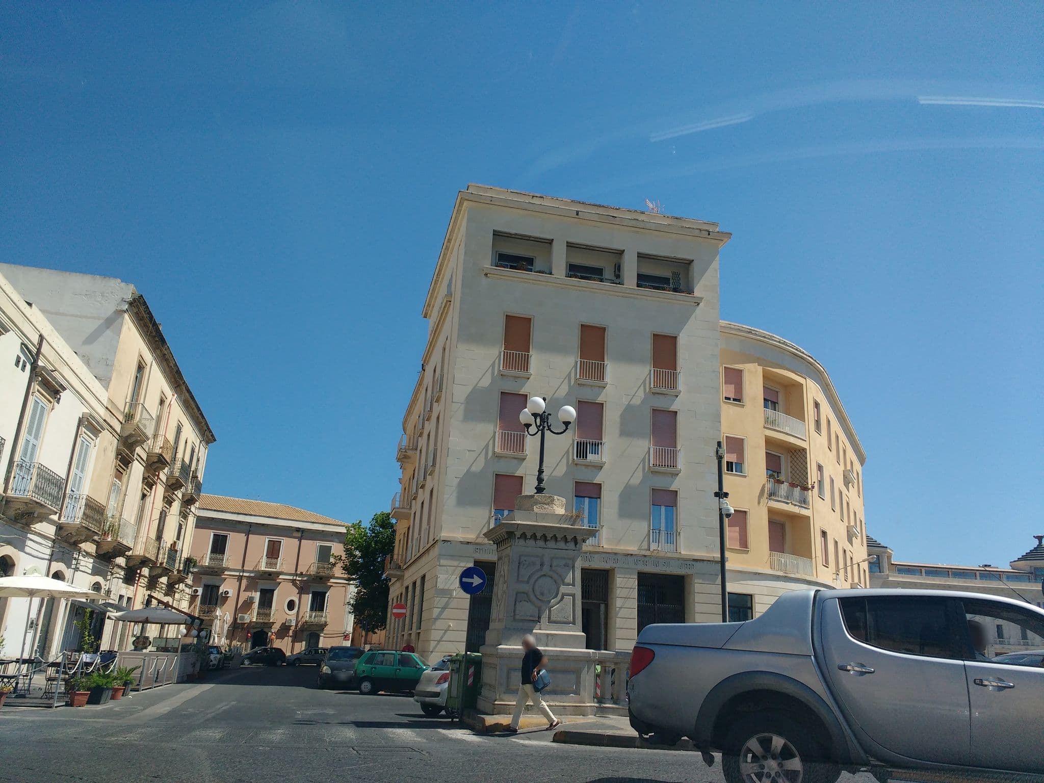 Street view near Hotel Milano, Siracusa