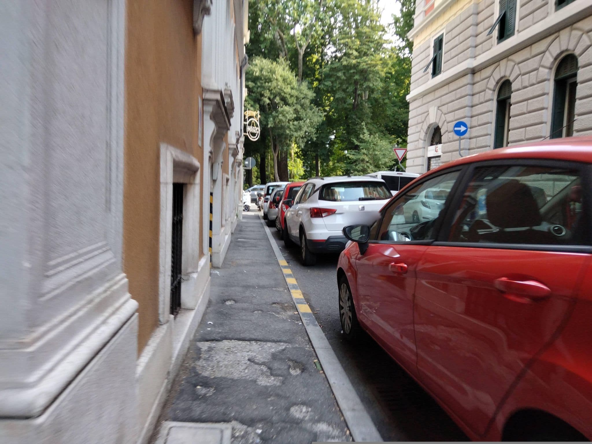 Street view near Delle Rose rooms, Trieste — © mircozorzo (CC BY-SA · Mapillary)