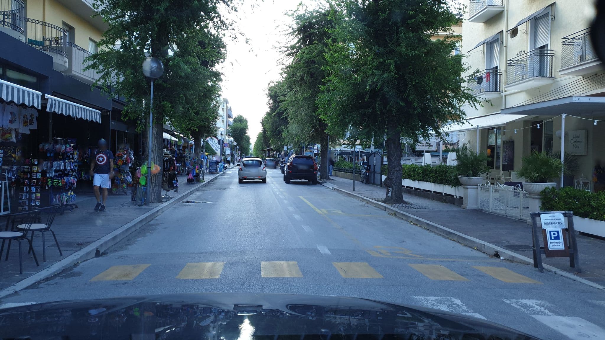 Street view near Antares, Cattolica