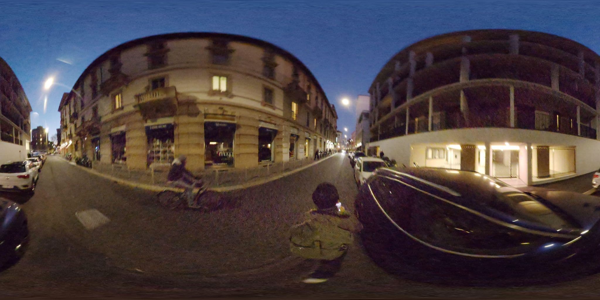 Street view near Five, Milan