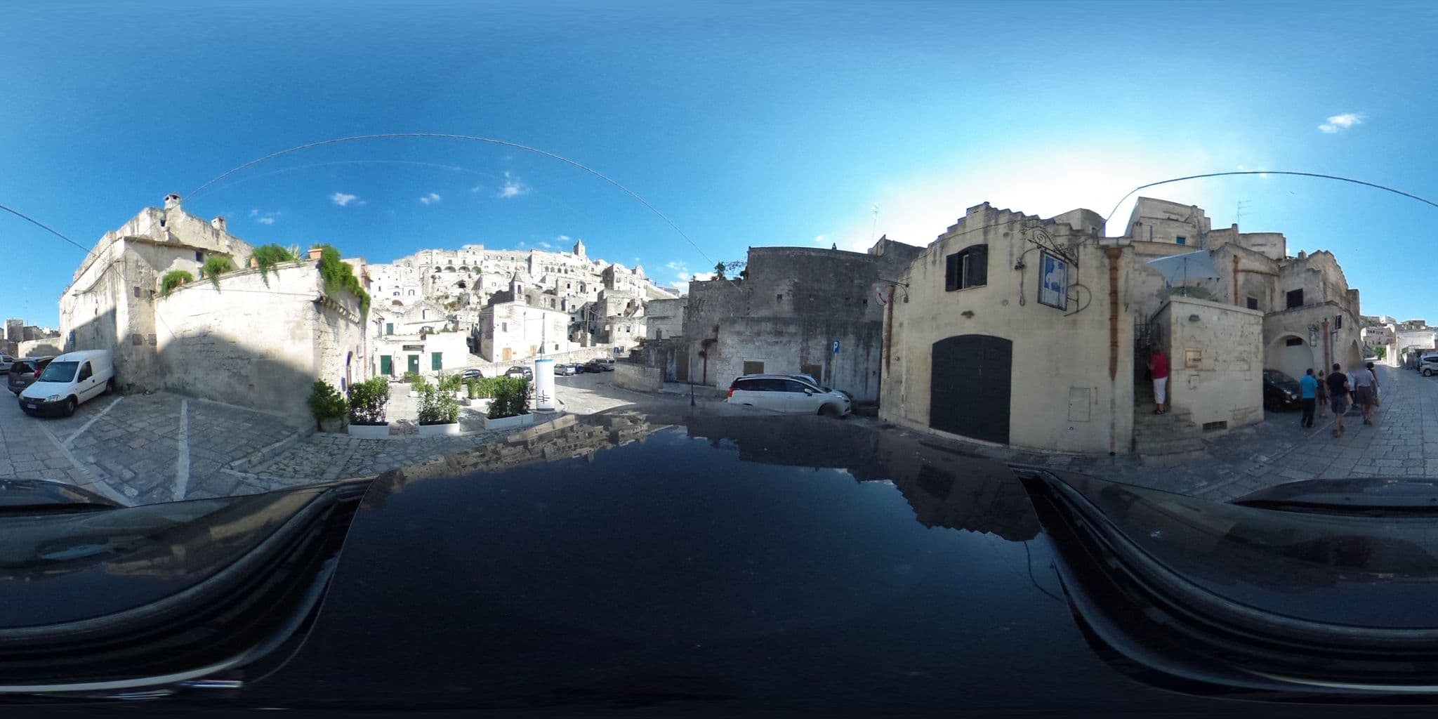 Street view near Fra i sassi Residence, Matera