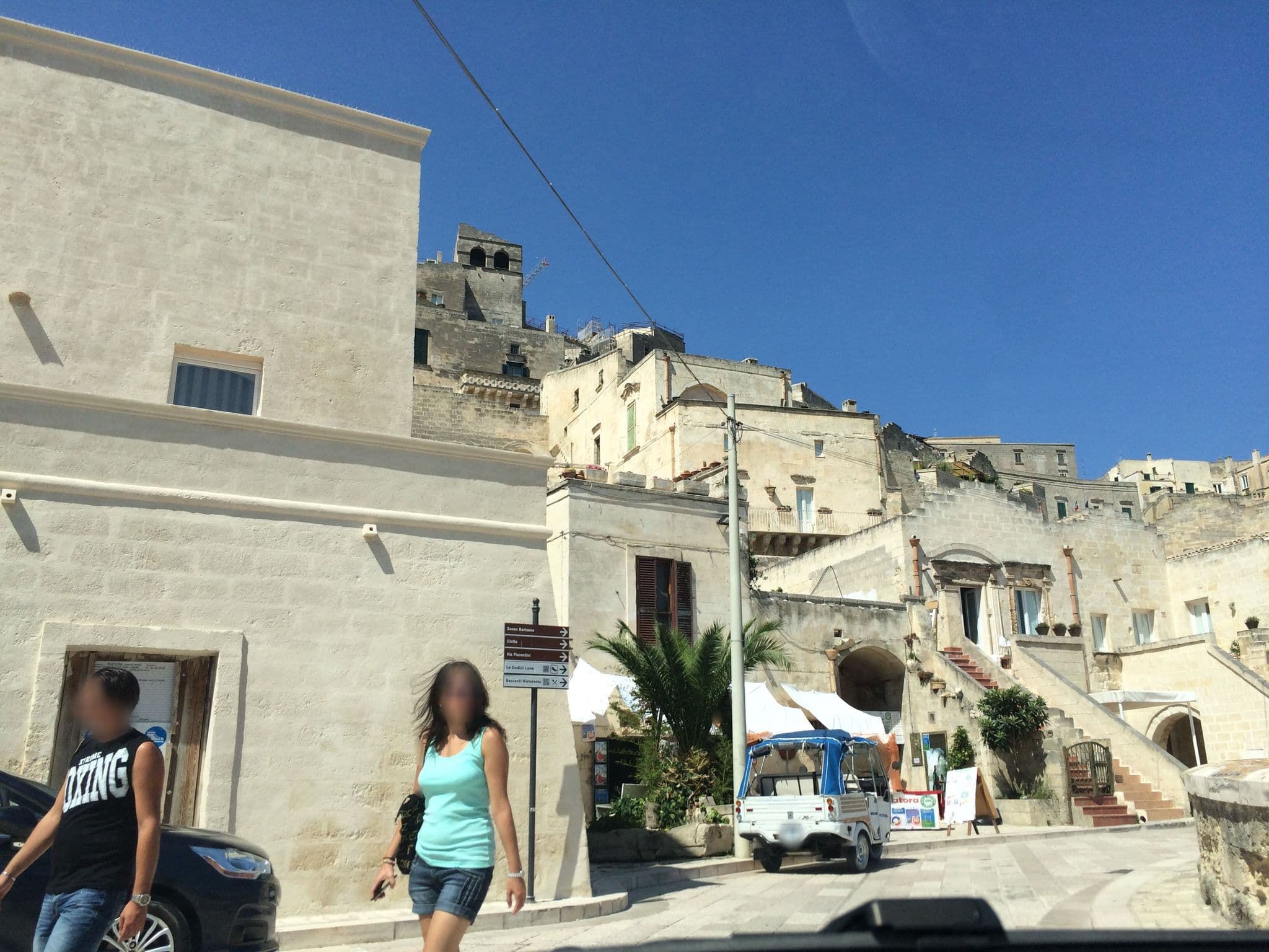 Street view near Hotel Sant'angelo, Matera