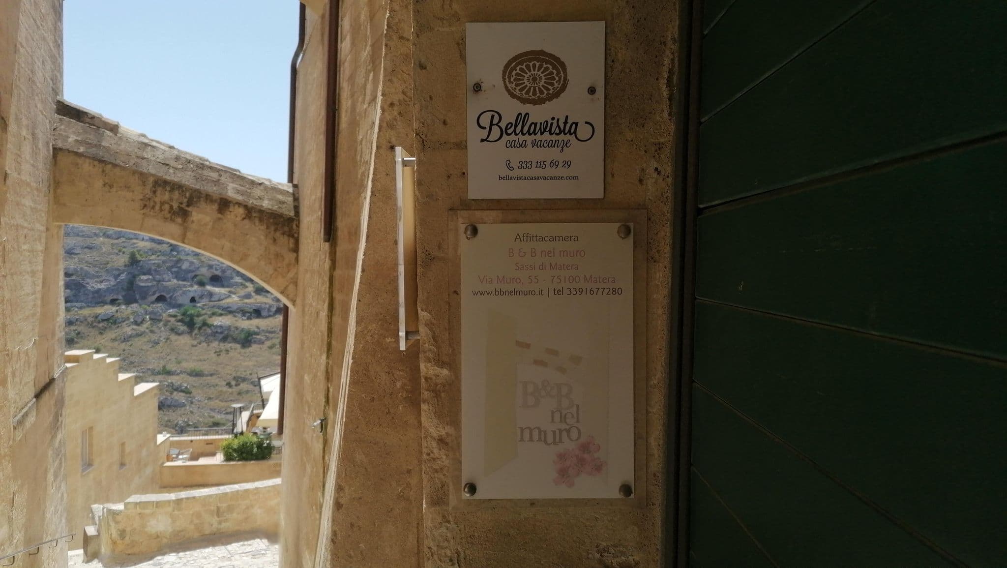 Street view near Palazzo del Duca, Matera