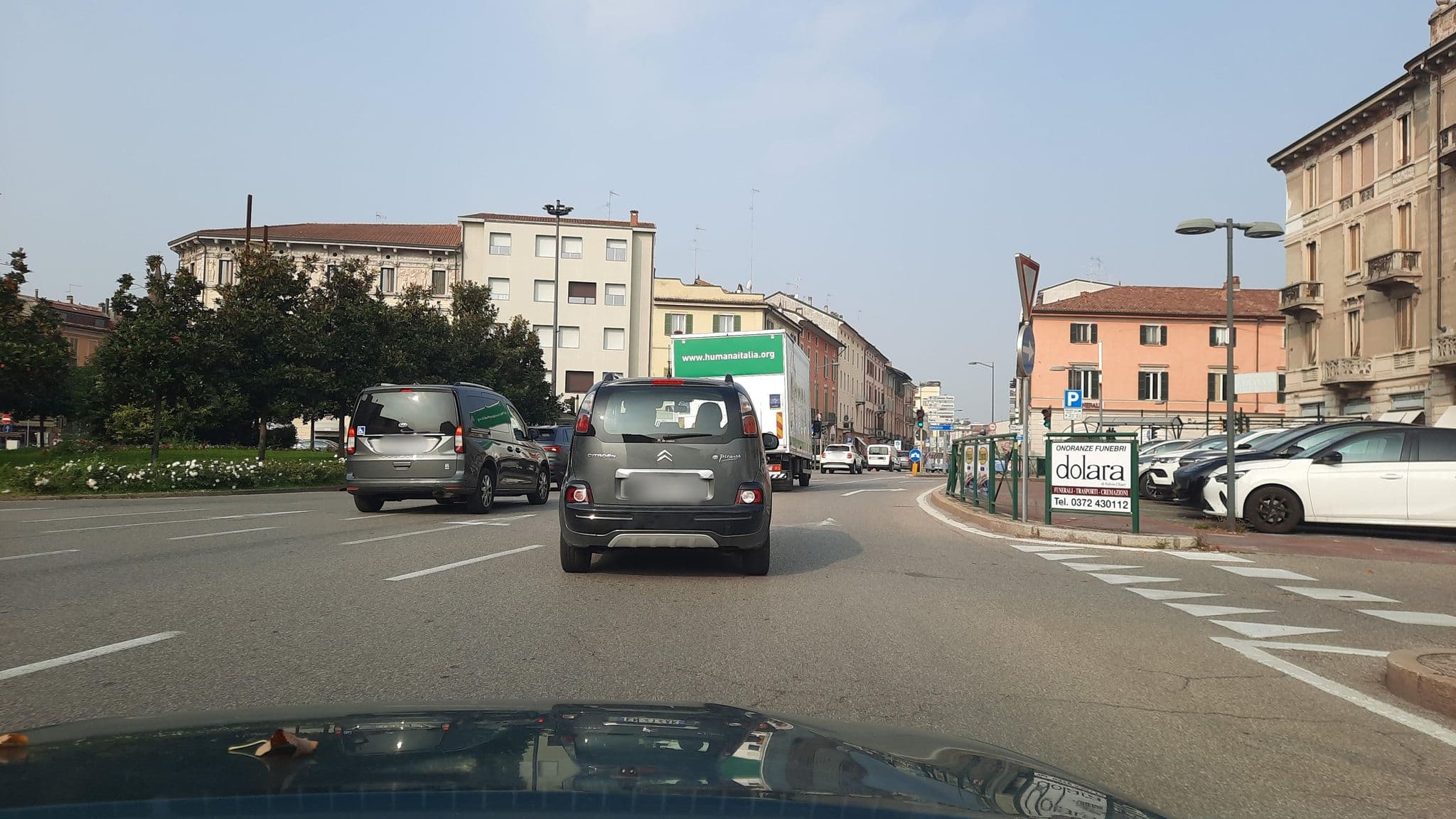 Street view near Hotel Continental, Cremona — © wegavision (CC BY-SA · Mapillary)
