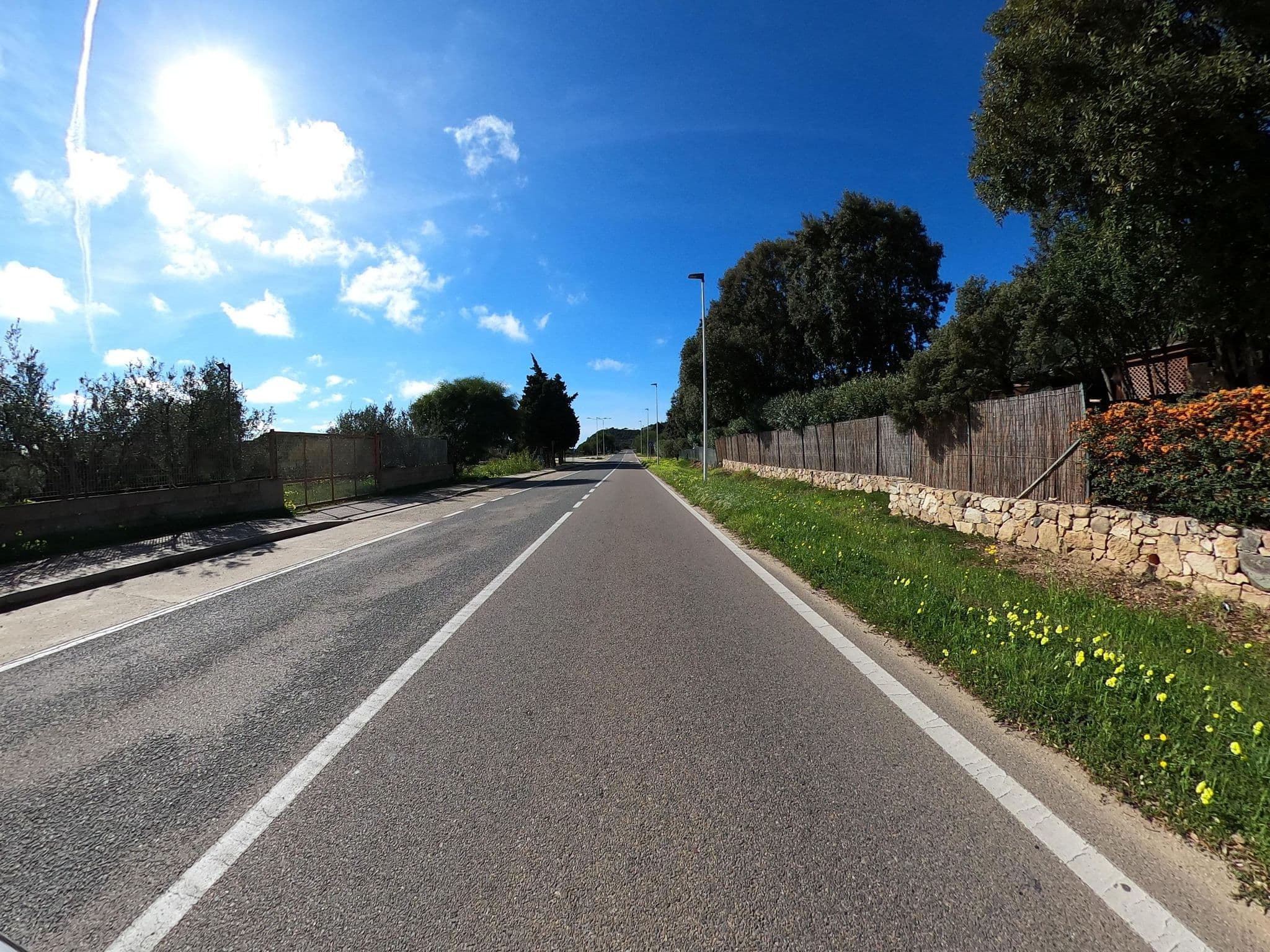 Street view near Su Giganti, Villasimius — © joostjakob (CC BY-SA · Mapillary)