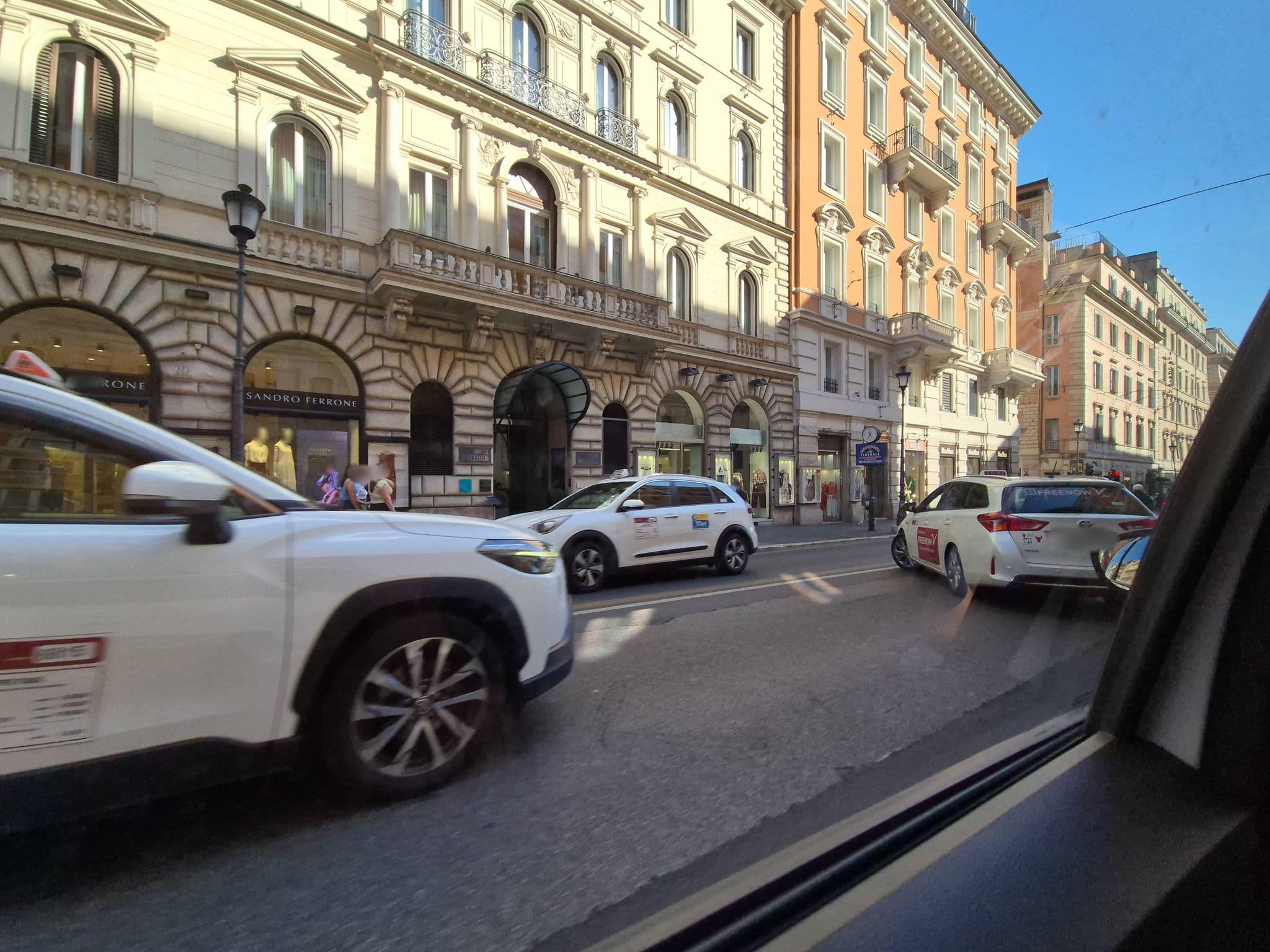 Street view near Hotel Artemide, Monti