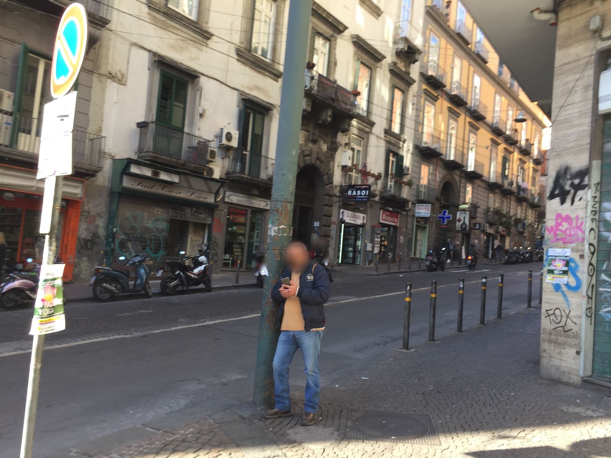 Street view near Finest apartment - nel cuore di Napoli, San Giuseppe — © dvdmgl (CC BY-SA · Mapillary)