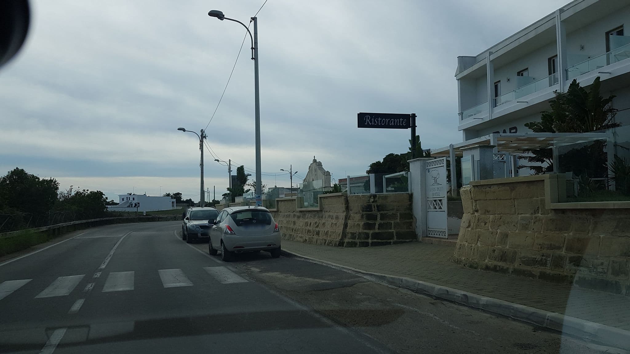 Street view near Oasis Park, Borgagne — © ale_zena_it (CC BY-SA · Mapillary)