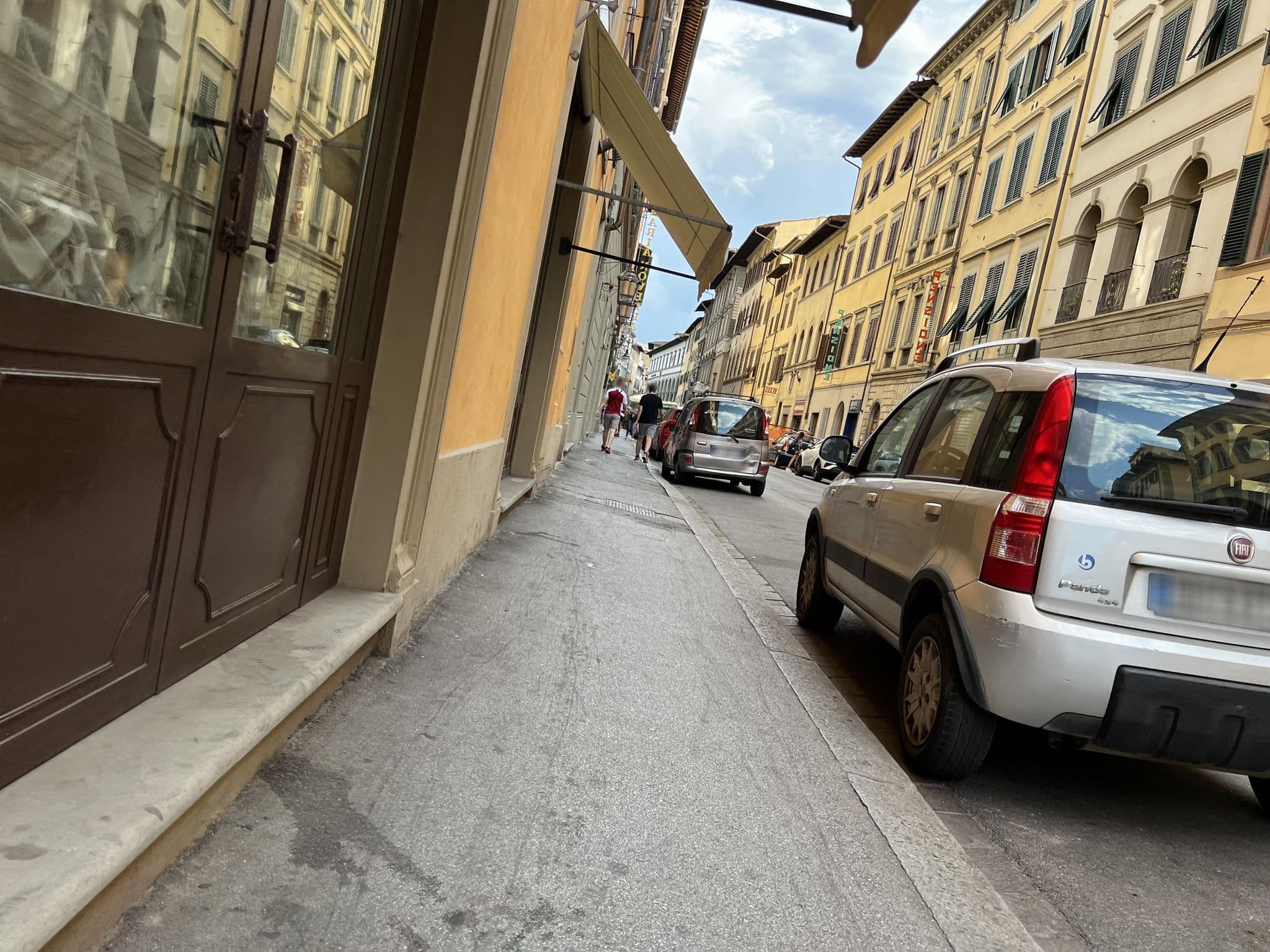 Street view near Hotel Rivoli, Florence