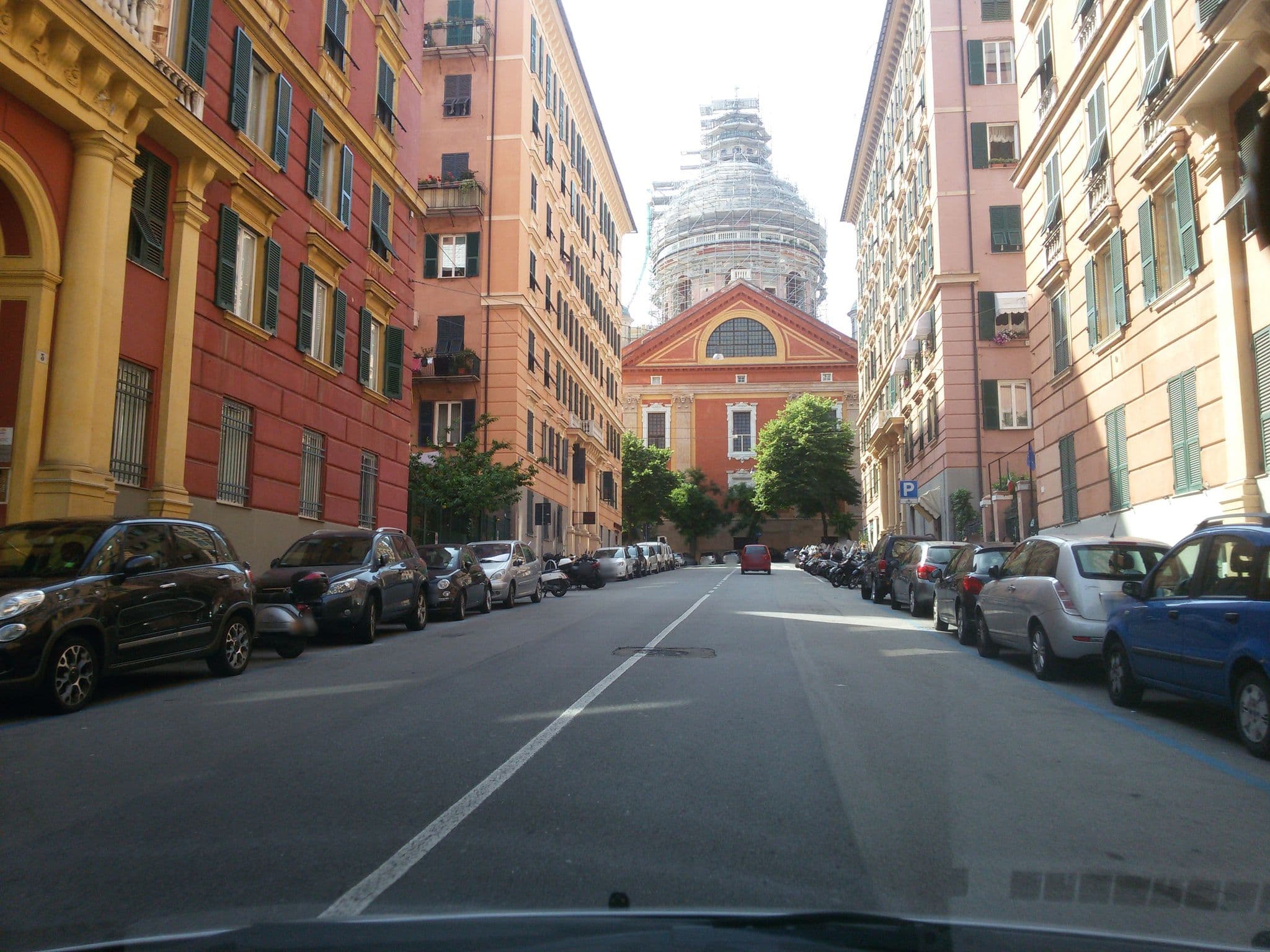 Street view near Virginia's rooms, Genoa