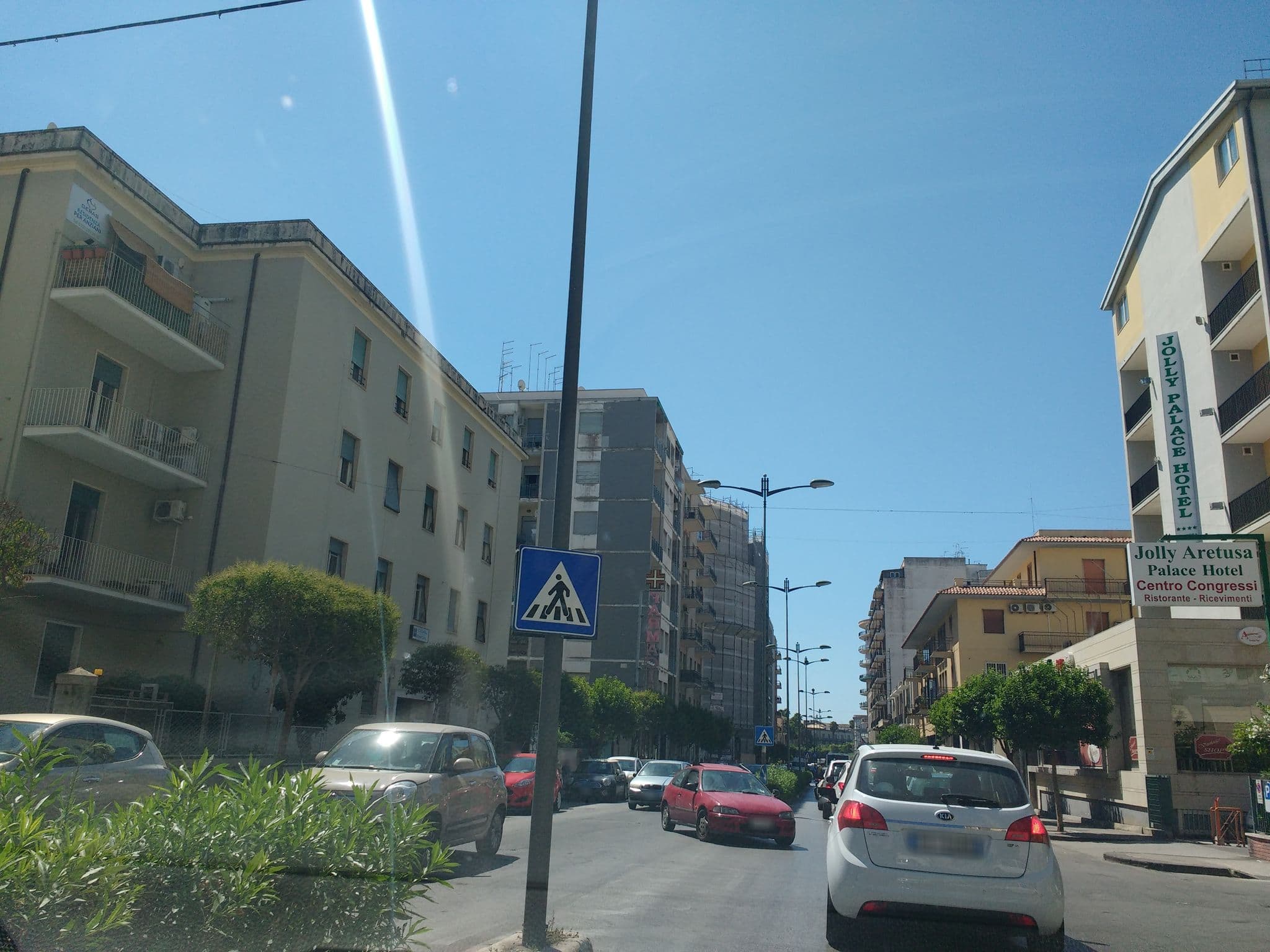 Street view near Sicilia Bedda, Siracusa