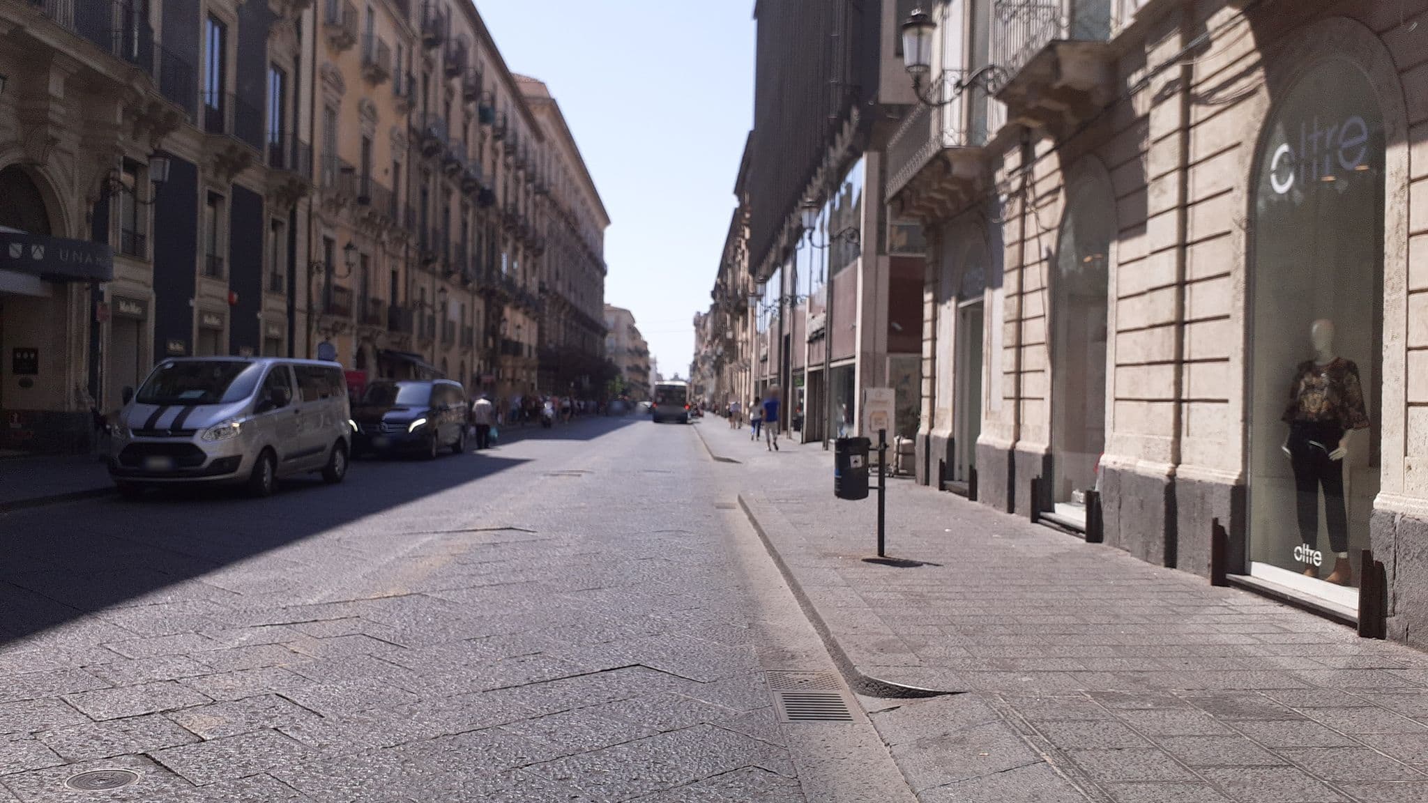 Street view near UNA Hotel Palace, Catania