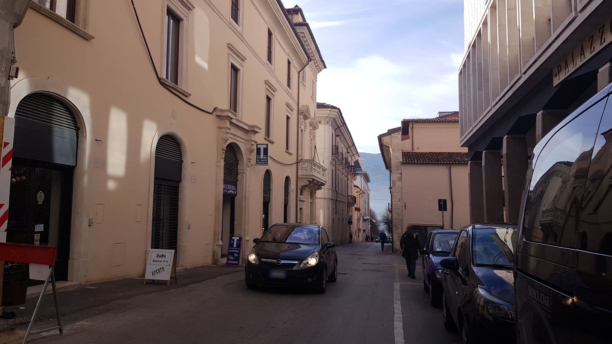 Street view near Dimora Manieri, L'Aquila — © ale_zena_it (CC BY-SA · Mapillary)
