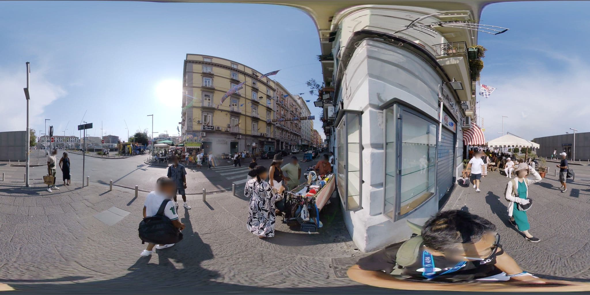 Street view near Hotel Sayonara, Naples — © mapconcierge (CC BY-SA · Mapillary)