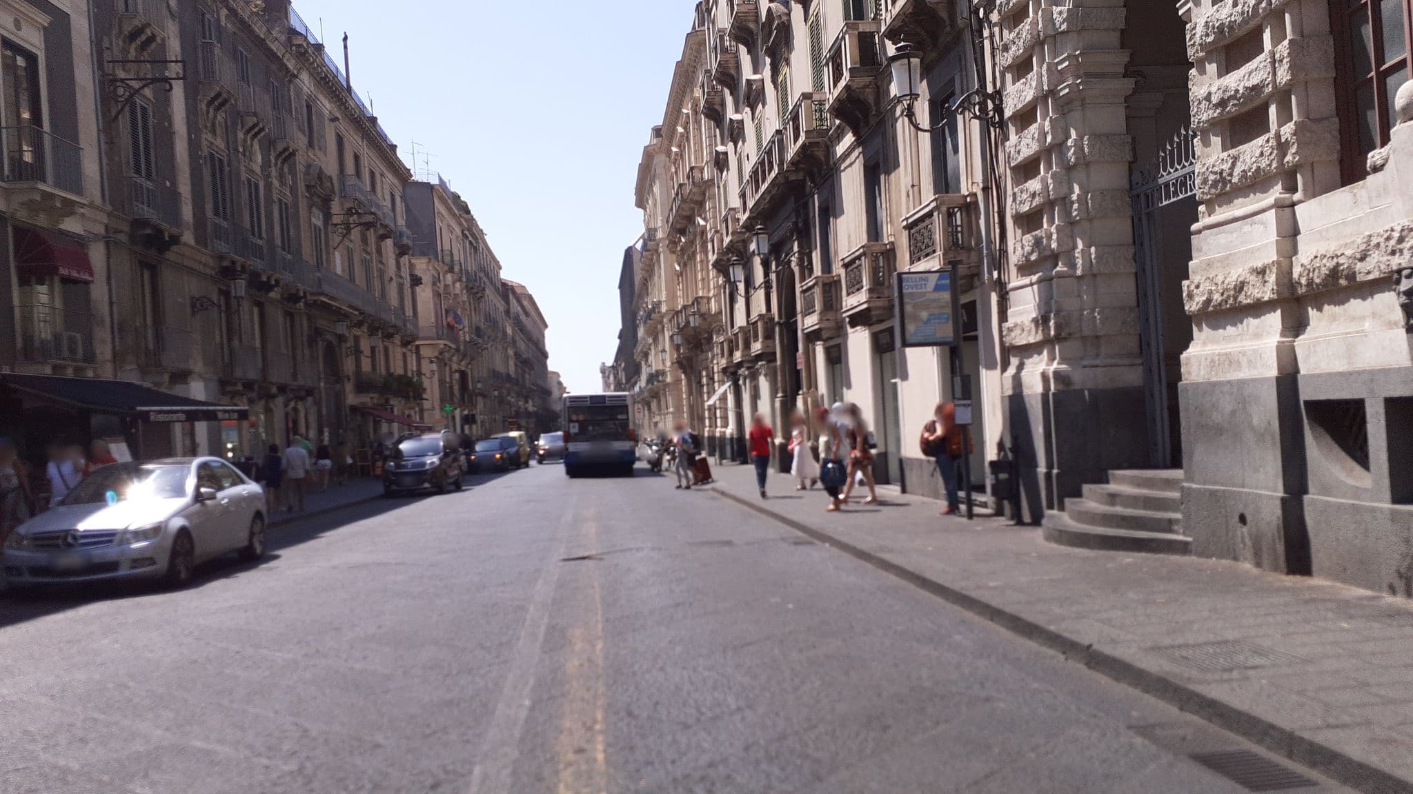 Street view near Villa Bellini, Catania