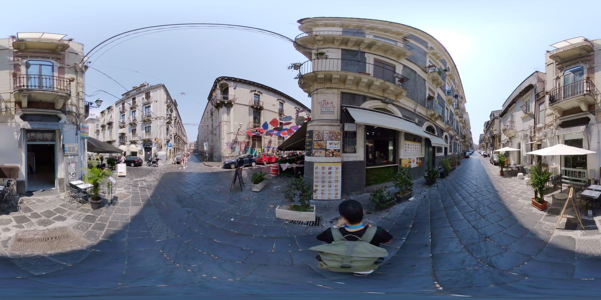 Street view near Bellini, Catania