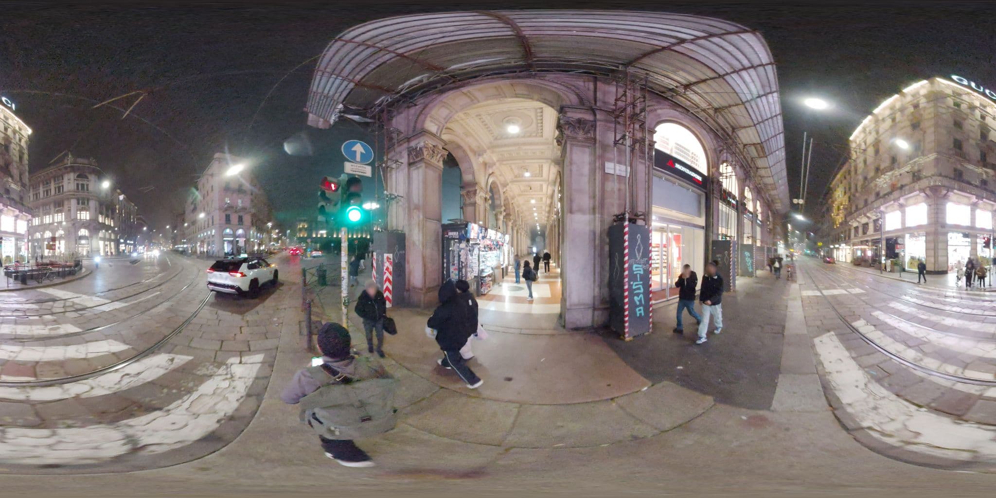 Street view near ODSweet Hotel, Milan