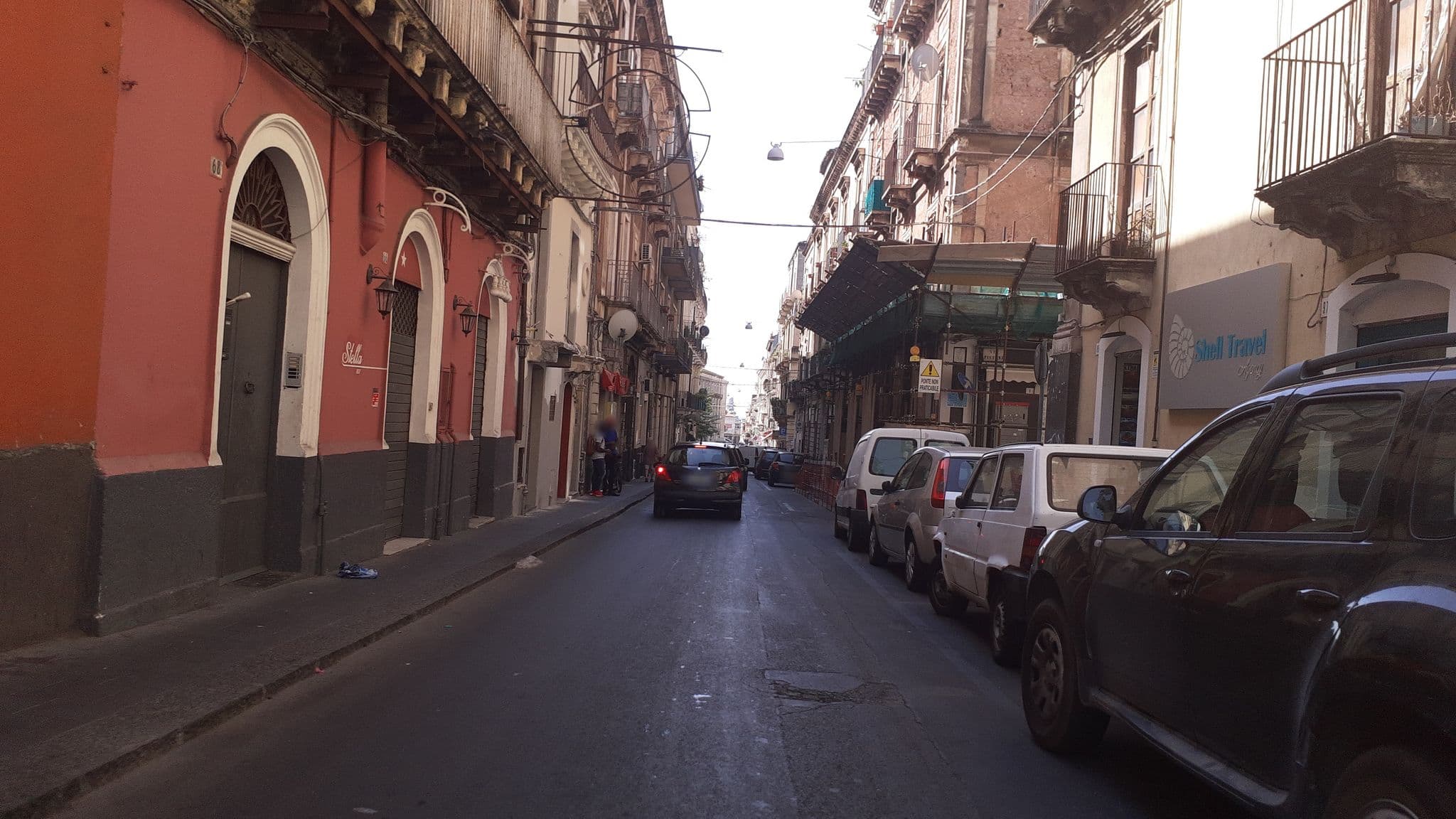 Street view near XX Miglia, Catania