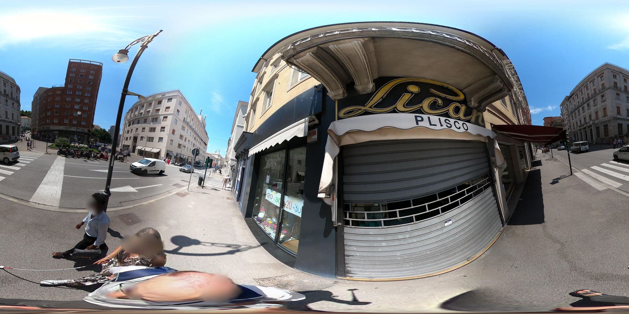 Street view near The Modernist Hotel, Trieste — © mircozorzo (CC BY-SA · Mapillary)