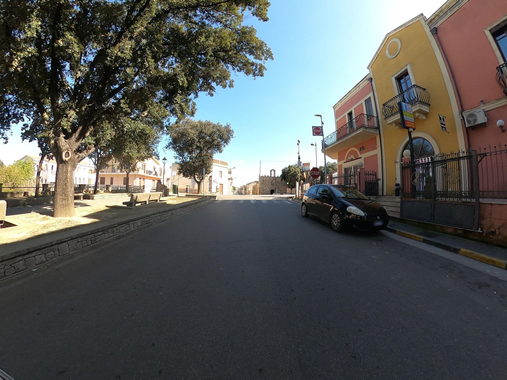 Street view near Diecizero Contemporany Art Hotel, Barumini — © joostjakob (CC BY-SA · Mapillary)