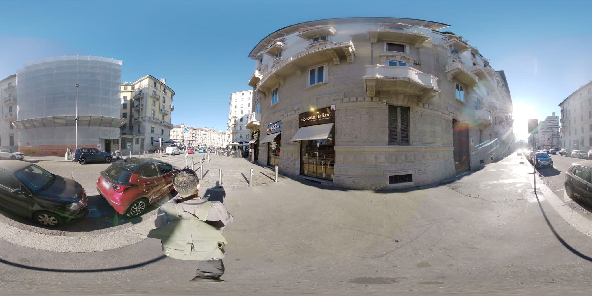 Street view near Hotel San Biagio, Brera