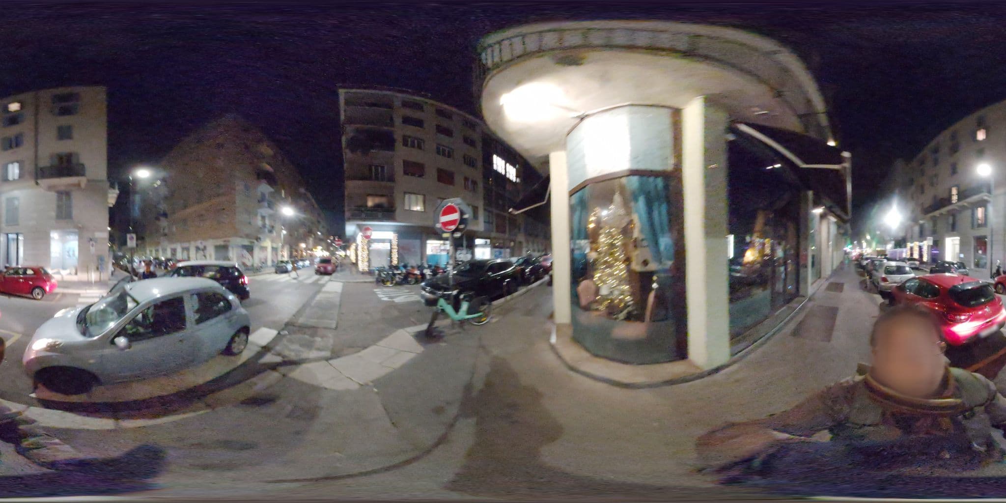 Street view near Hotel Porta Venezia, Brera