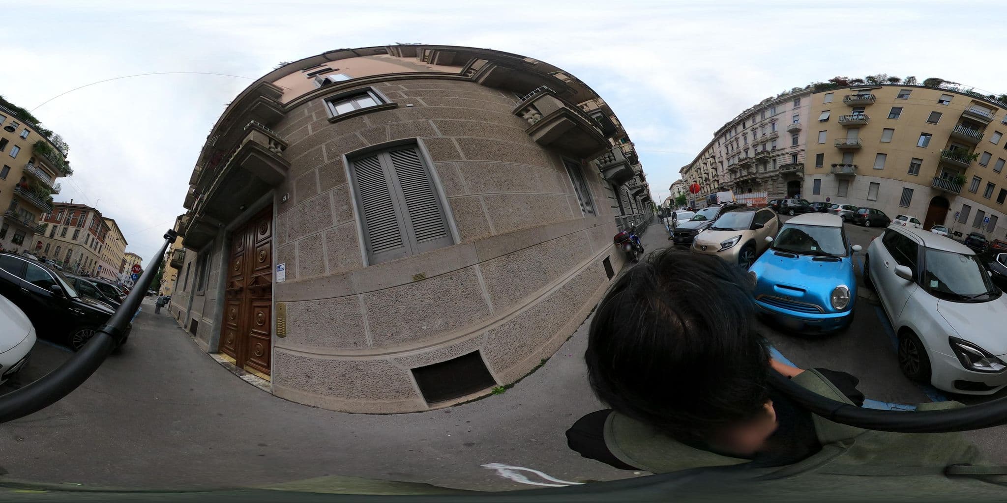 Street view near La Felicita', Milan