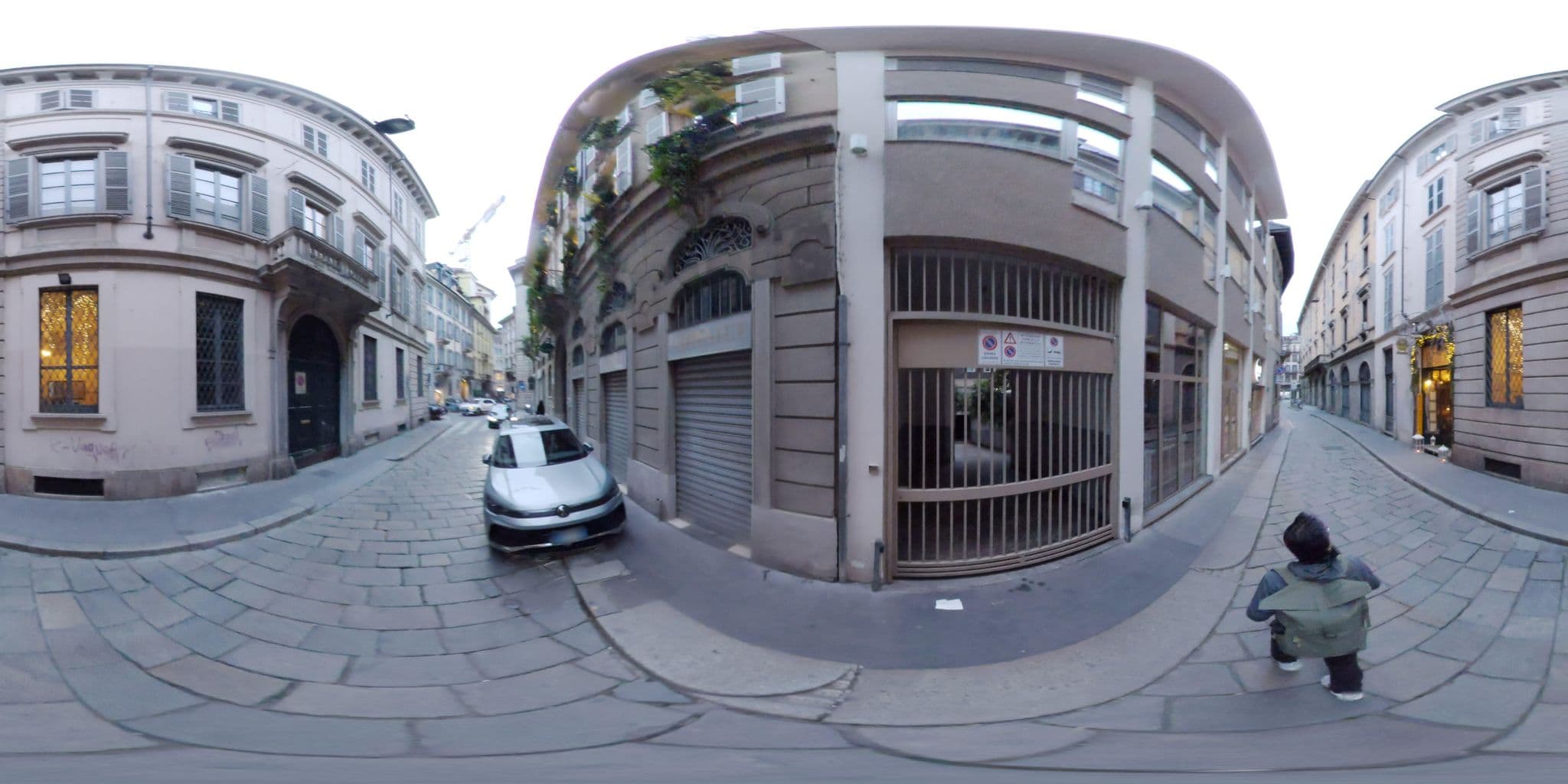 Street view near Hotel Milano Castello, Milan — © mapconcierge (CC BY-SA · Mapillary)