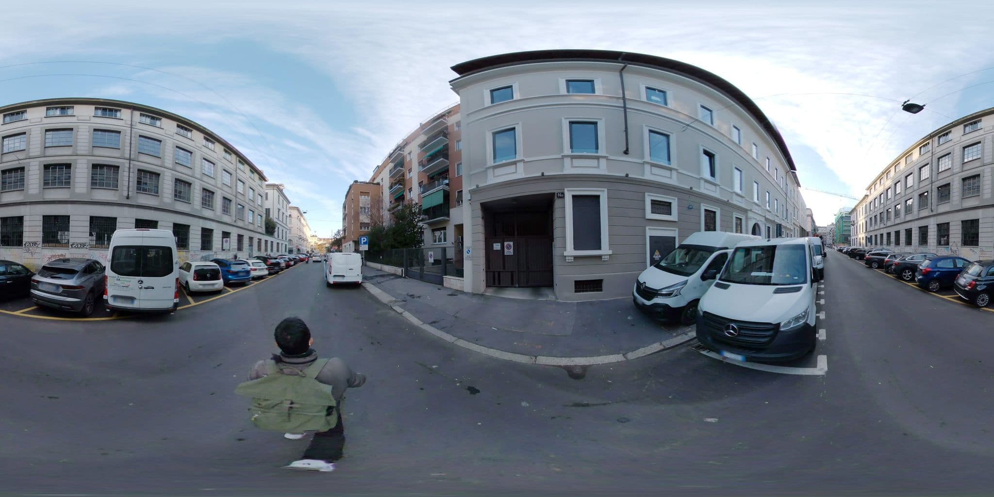 Street view near Fifty House, Milan — © mapconcierge (CC BY-SA · Mapillary)