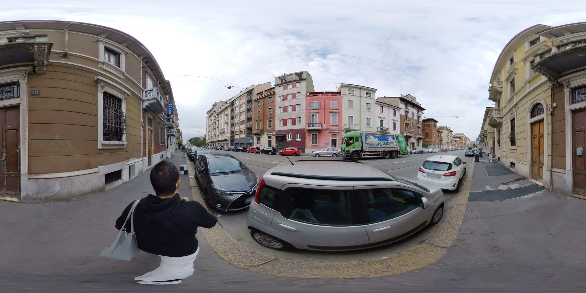Street view near Hotel City 20, Brera