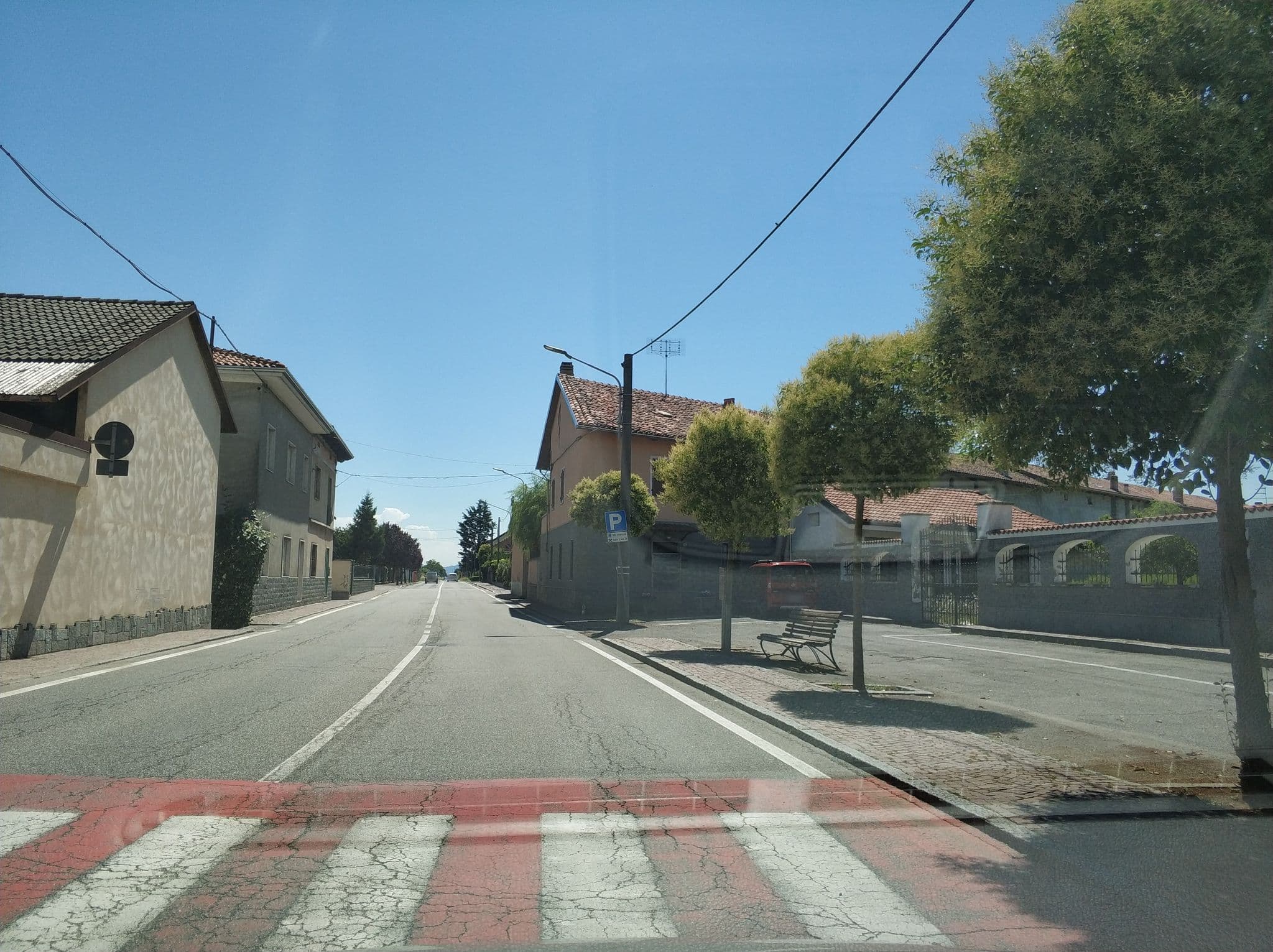 Street view near Albergo Ristorante Nord America, Cigliano — © canfe (CC BY-SA · Mapillary)