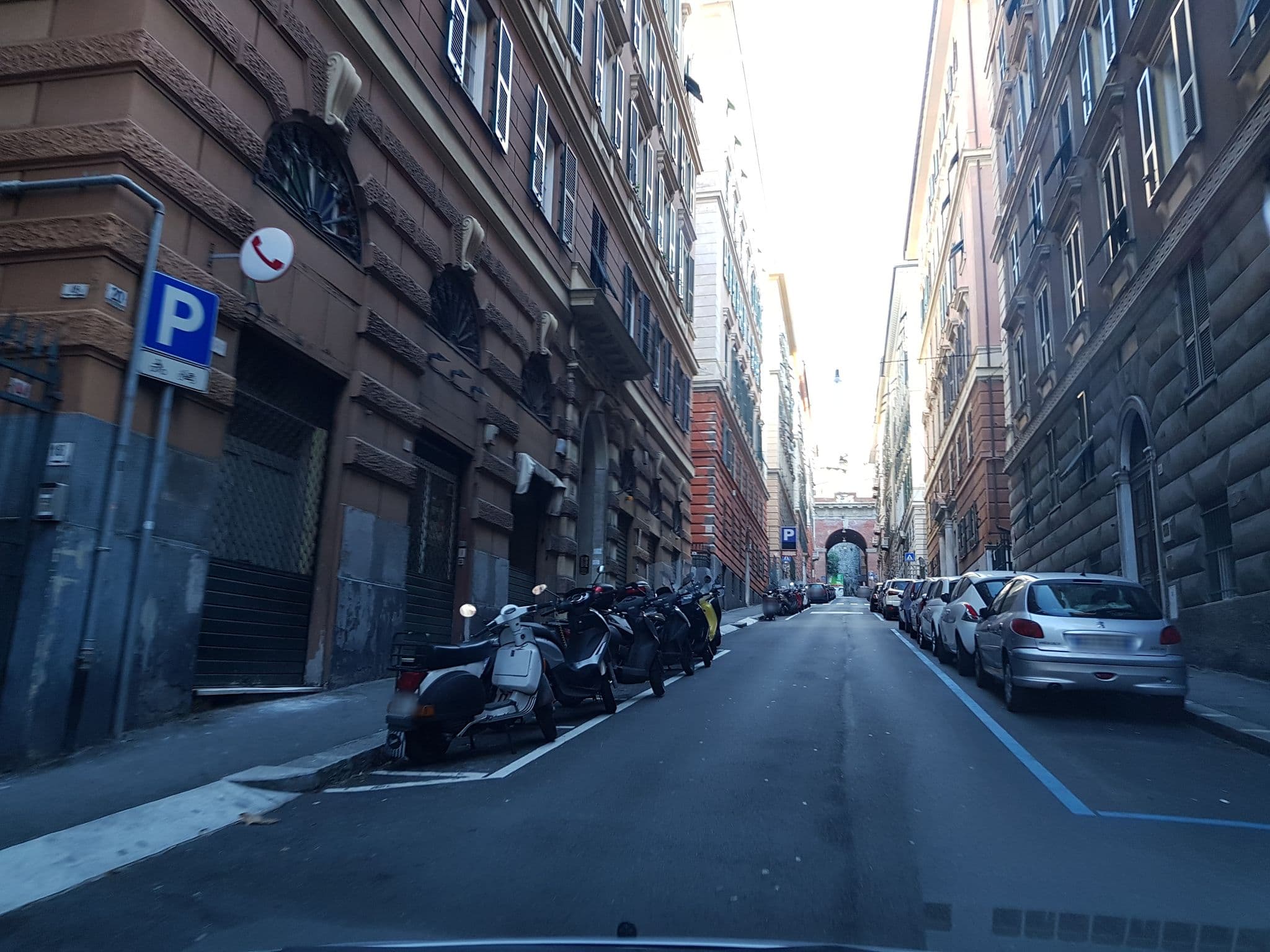 Street view near La Sosta della Tartaruga, Genoa — © ale_zena_it (CC BY-SA · Mapillary)