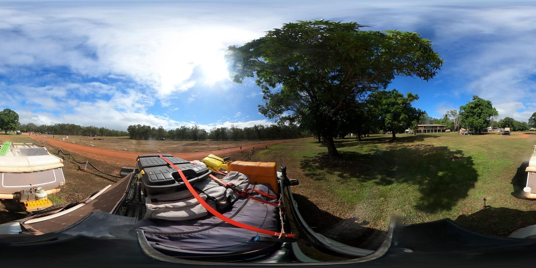 Street view near Moreton Telegraph Station Camping Ground, Mission River — © coreagc (CC BY-SA · Mapillary)