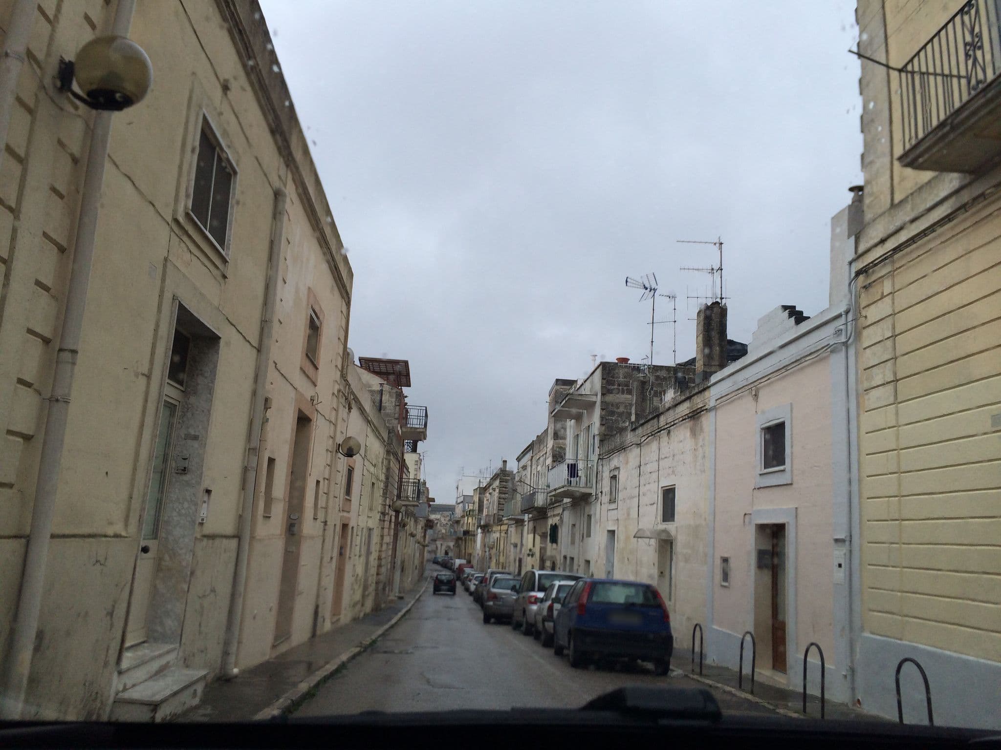 Street view near La Stufetta, Matera