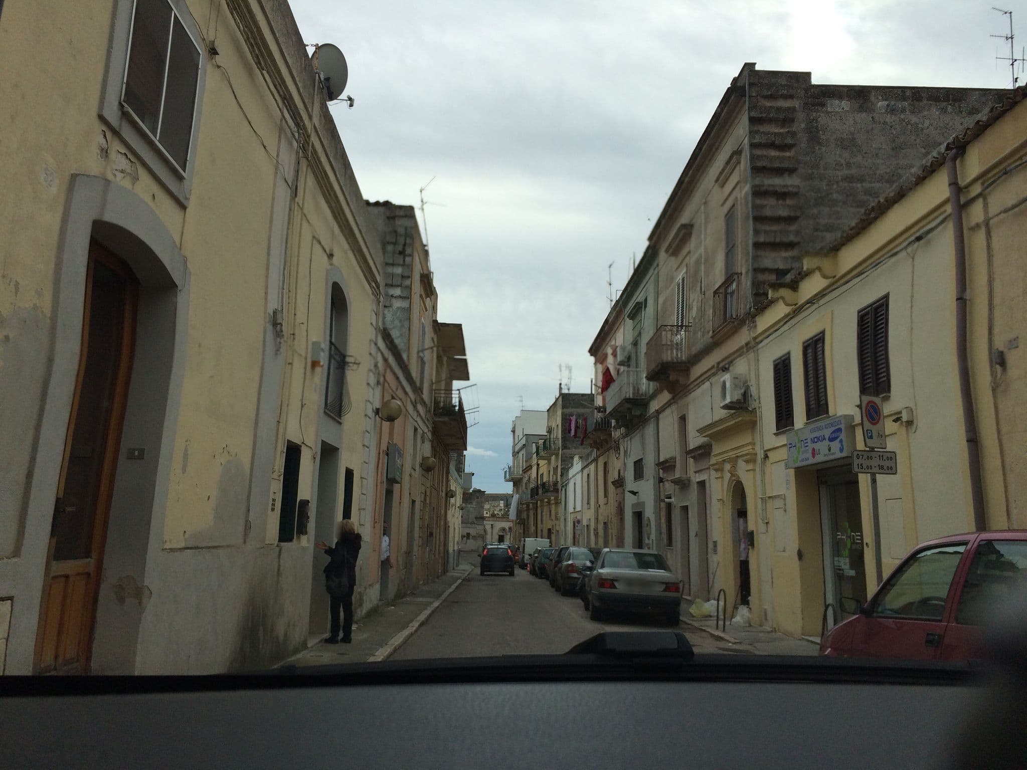 Street view near Casa Festa Room, Matera