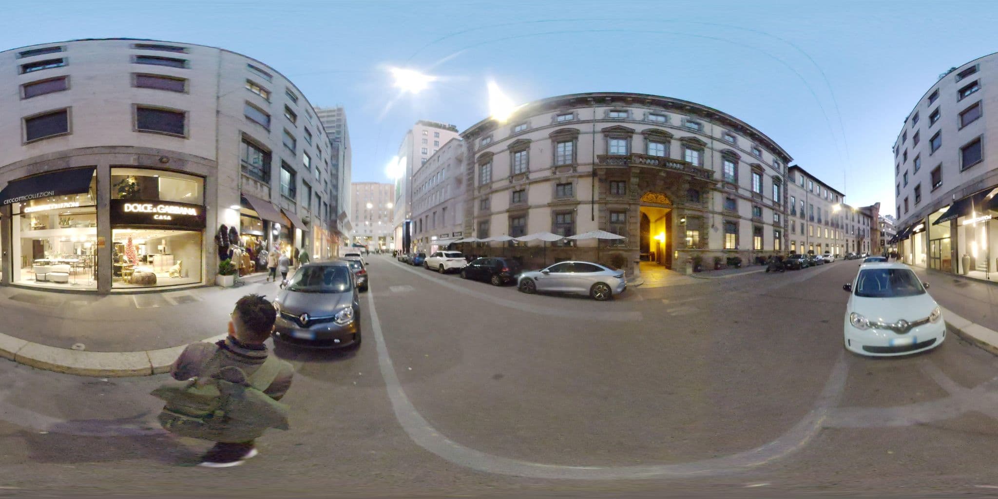 Street view near Milhouse Suites Duomo, Milan