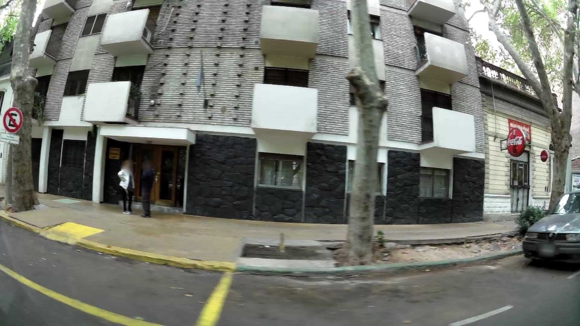 Street view near Hotel Casino, Mendoza