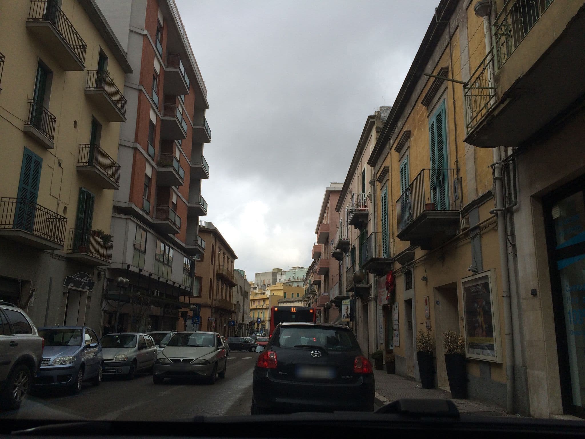 Street view near Palazzo della Fontana Urban Hotel, Matera