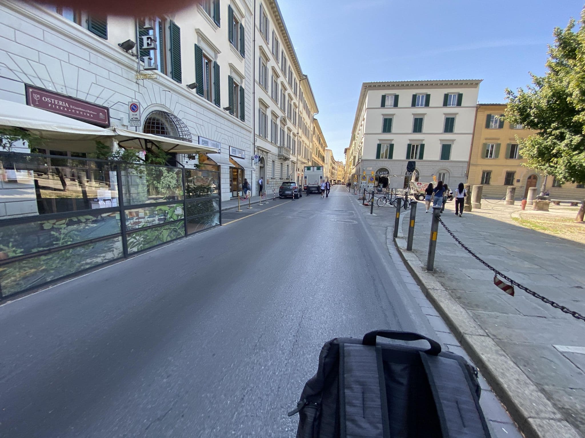 Street view near Hotel Caravaggio, Florence