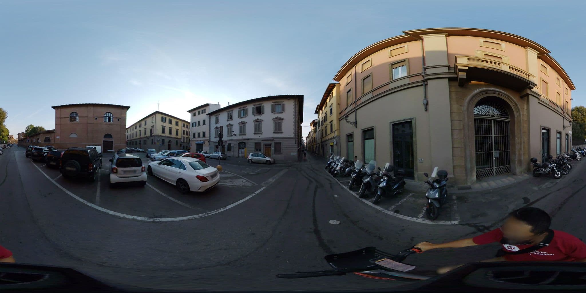 Street view near Hotel Monica, Florence