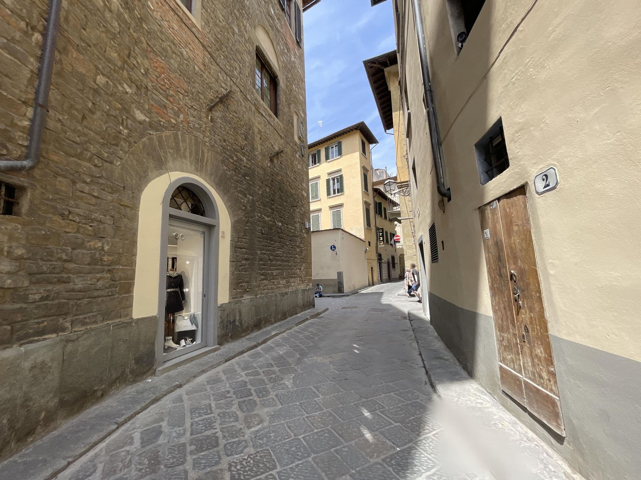 Street view near Santa Croce, Florence