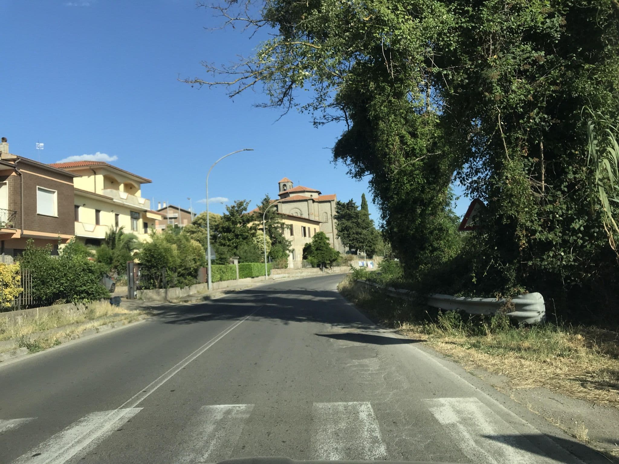 Street view near Al Centesimo Chilometro 100: Ristoro del Pellegrino, Montefiascone — © panbauletto (CC BY-SA · Mapillary)