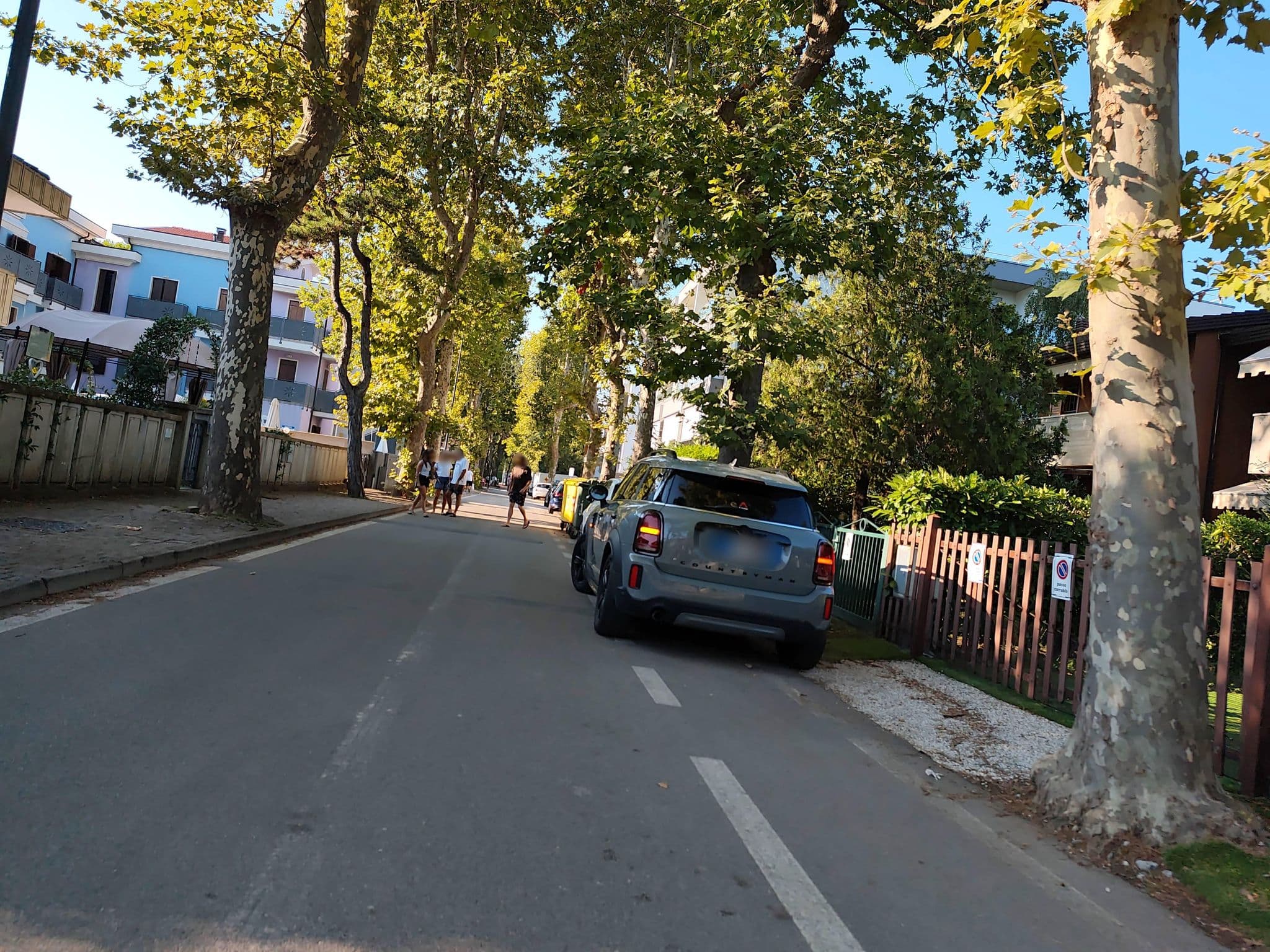 Street view near Villa Lisy, Bibione