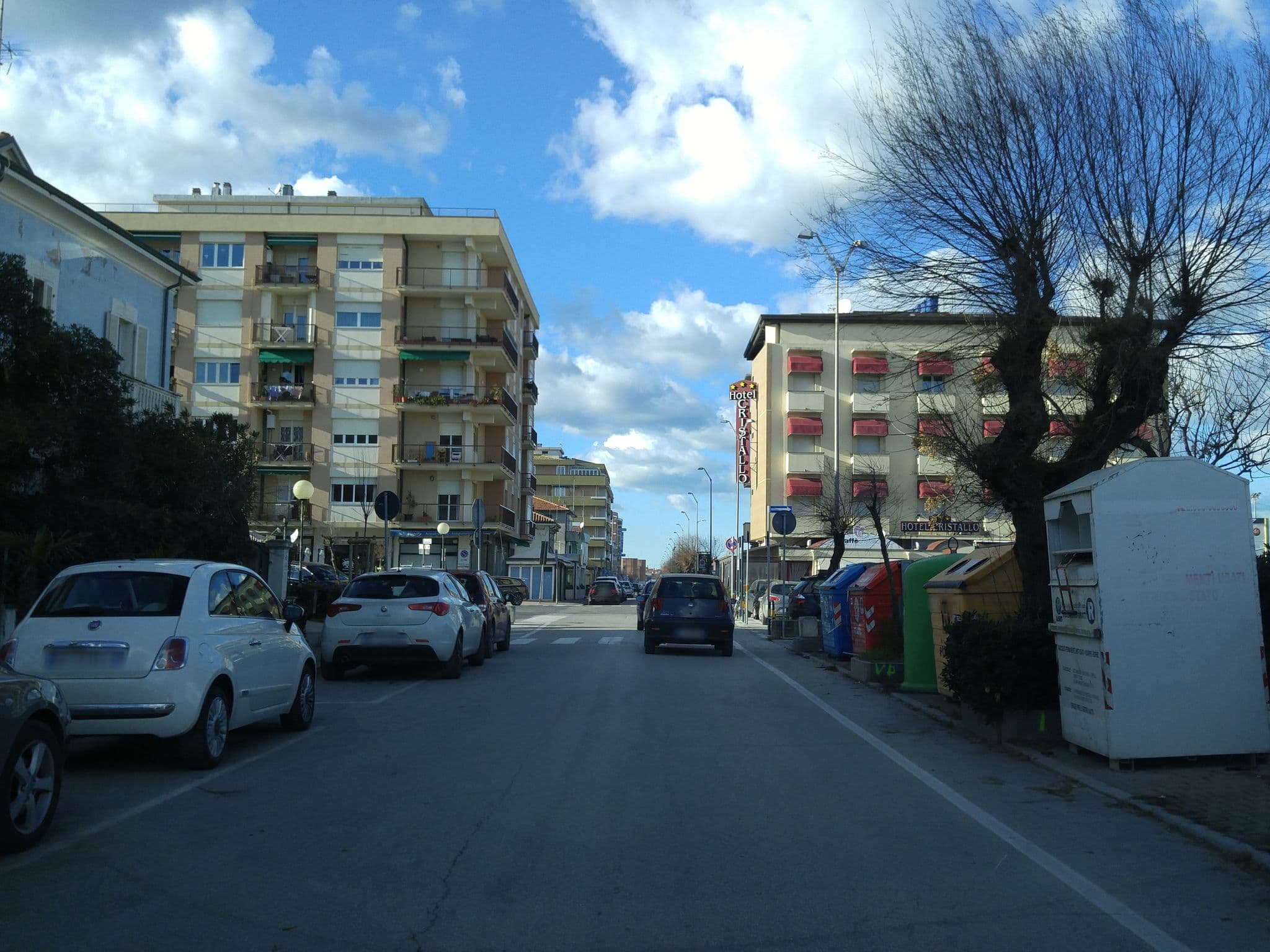 Street view near Hotel Beaurivage, Fano — © sorcrosc (CC BY-SA · Mapillary)