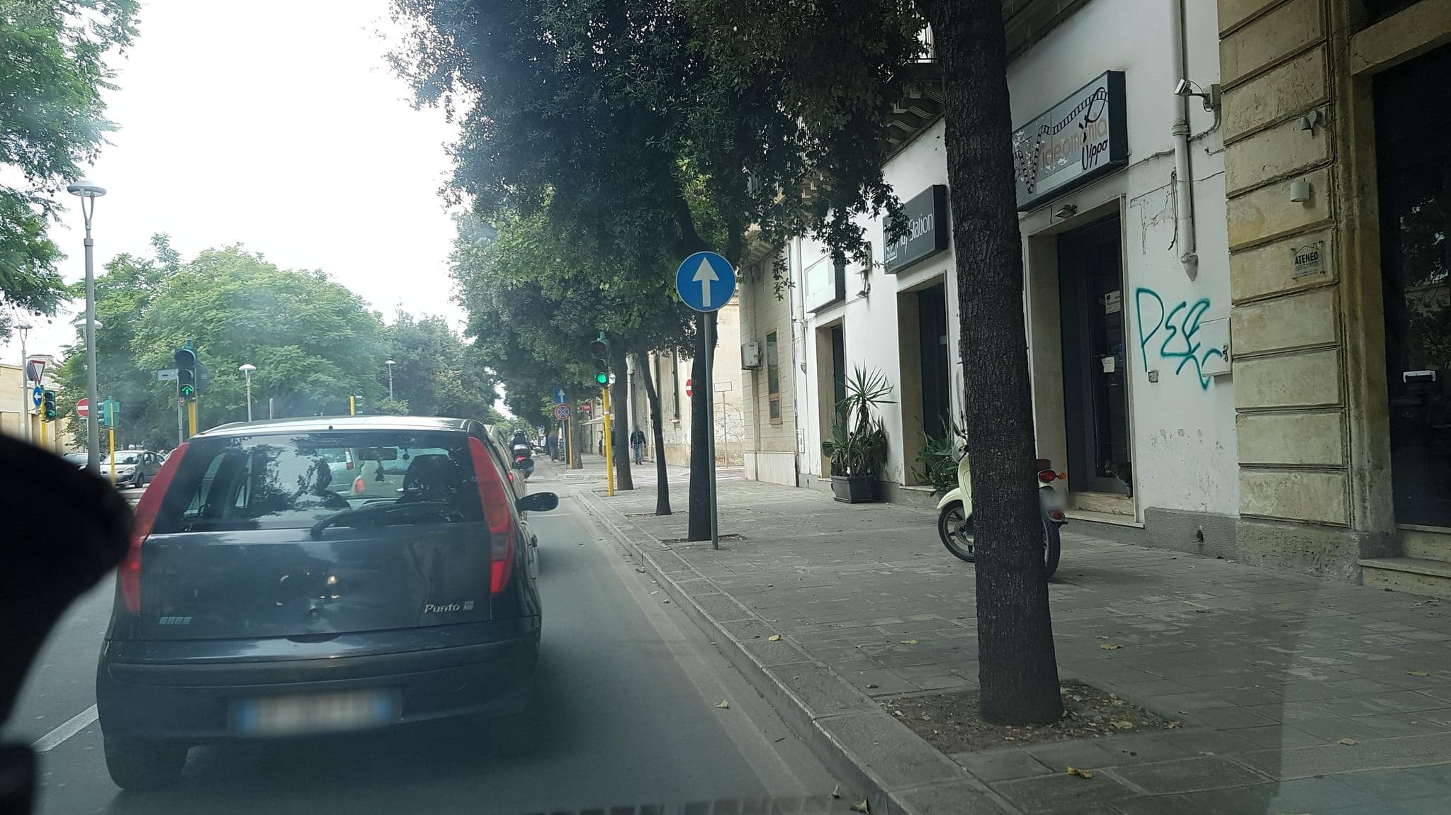 Street view near Ateneo, Lecce