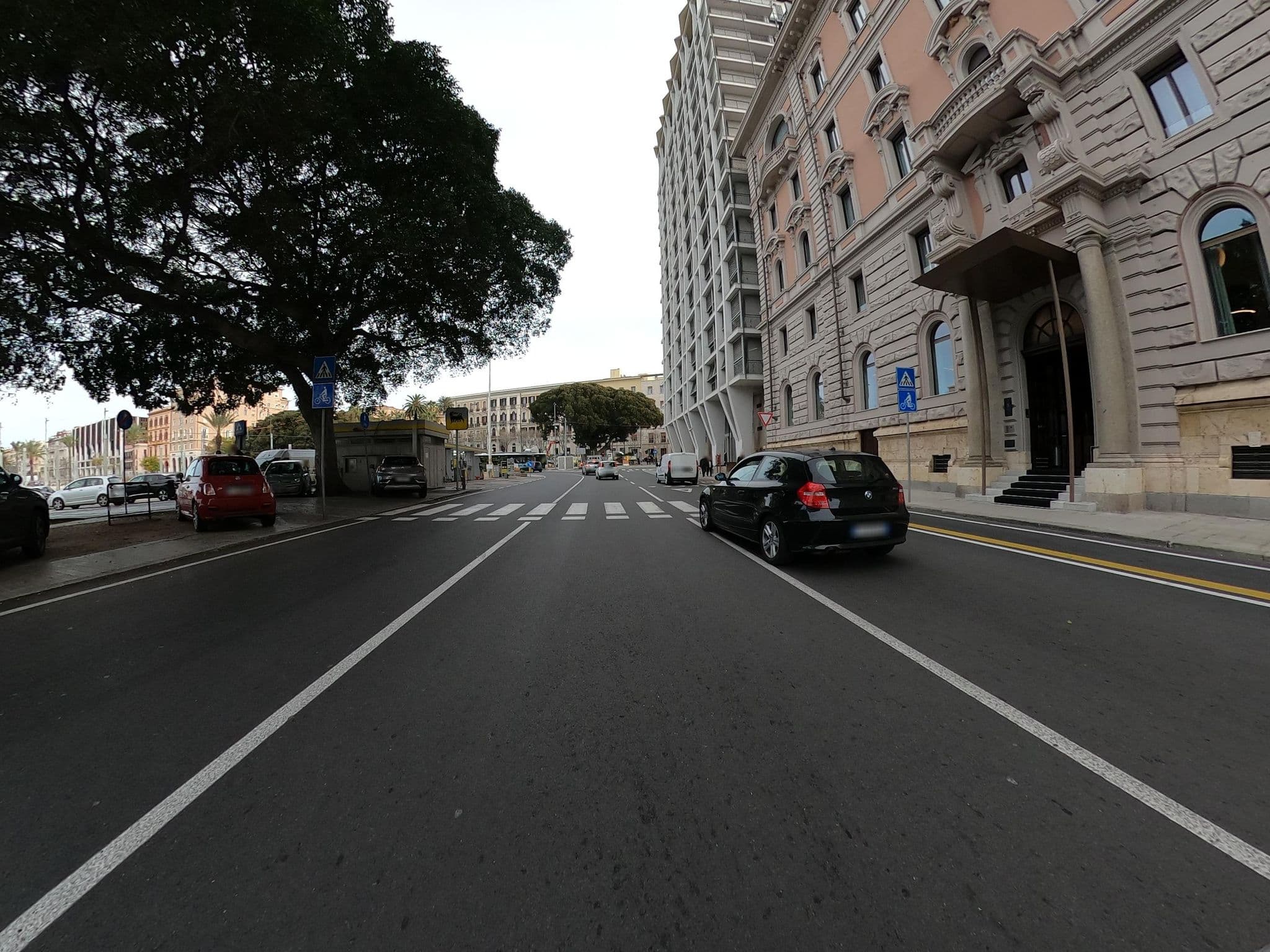 Street view near Palazzo Tirso, Cagliari — © joostjakob (CC BY-SA · Mapillary)