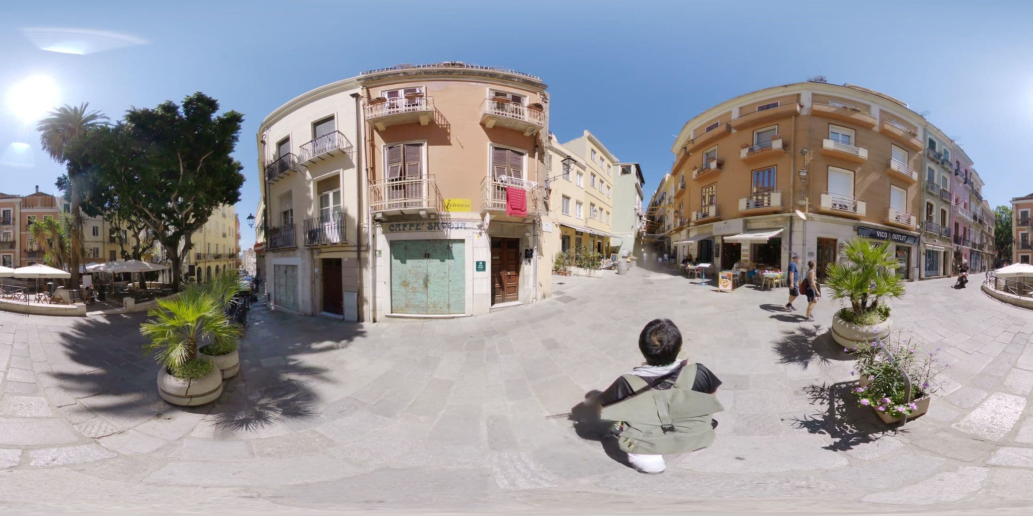 Street view near C&O Savoia Deluxe Rooms, Cagliari — © mapconcierge (CC BY-SA · Mapillary)