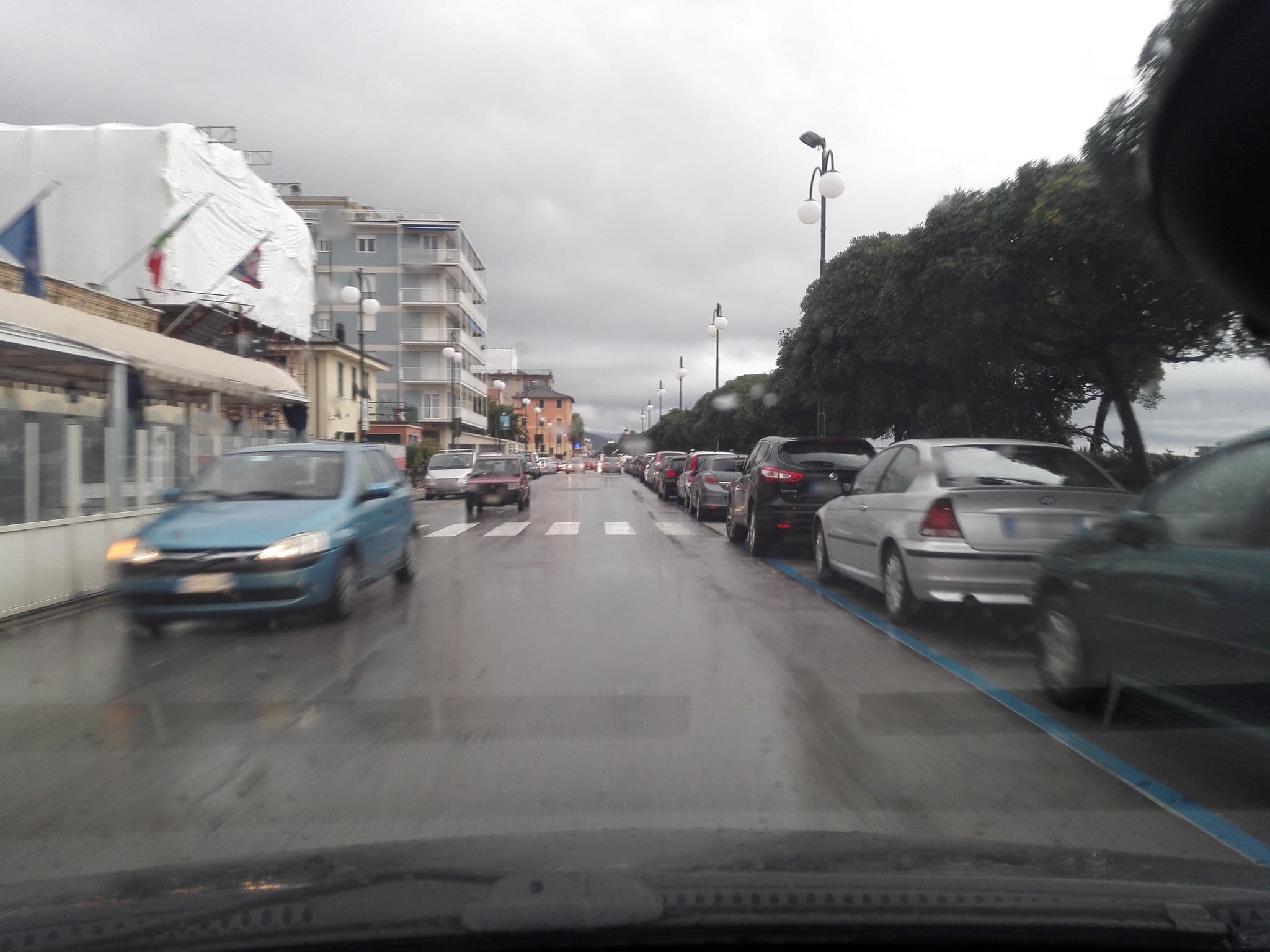 Street view near Hotel zia Piera, Chiavari — © albialbi (CC BY-SA · Mapillary)