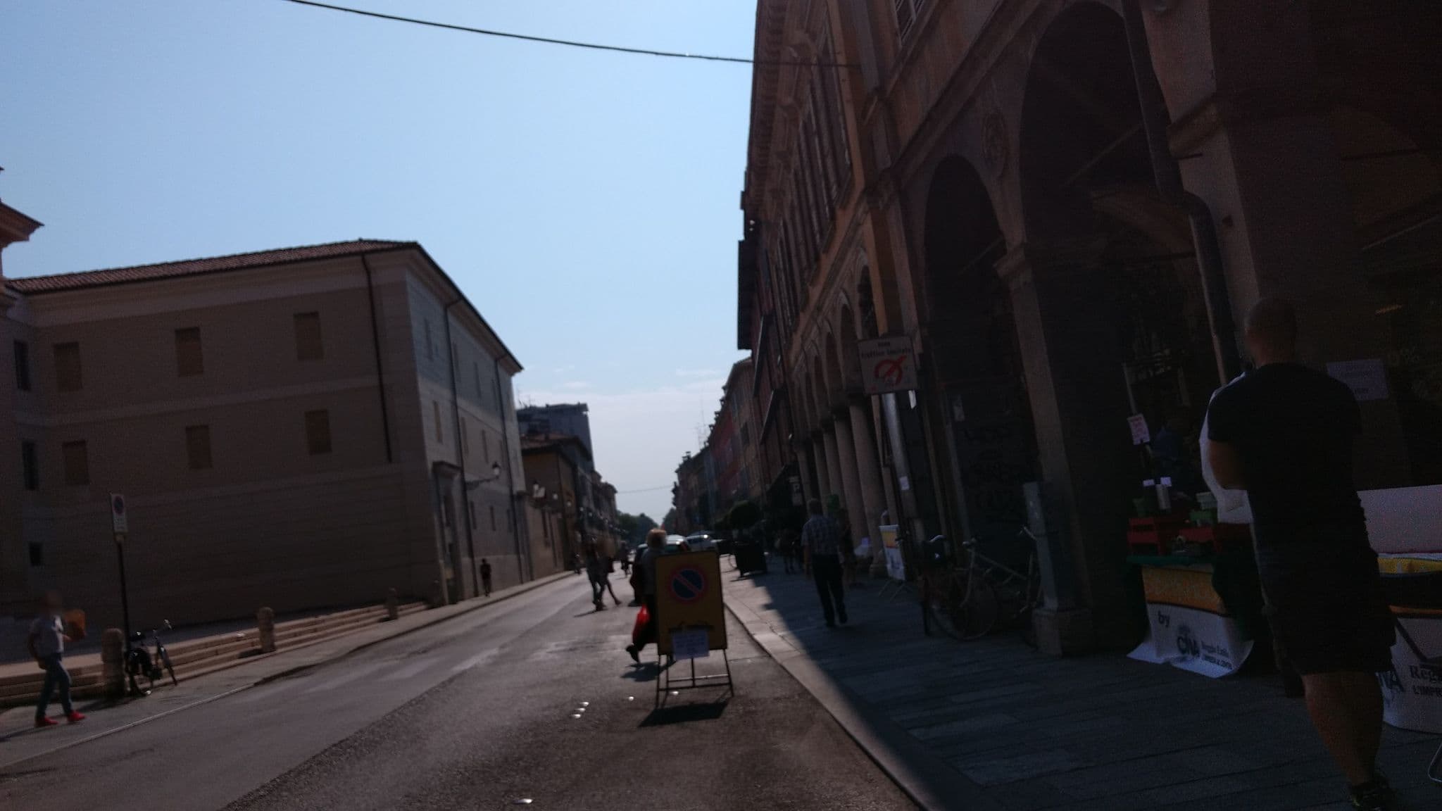 Street view near Casa Samarotto, Reggio nell'Emilia