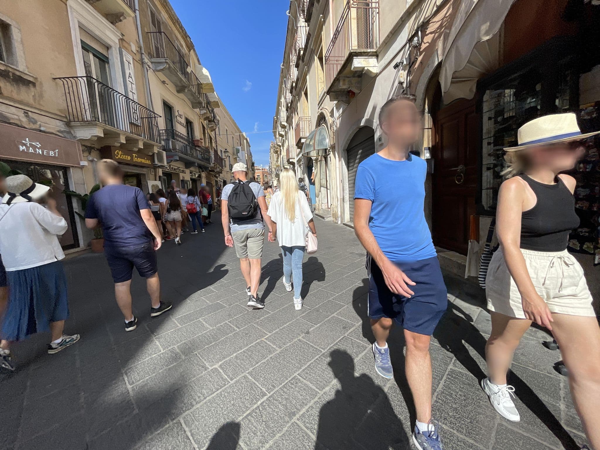 Street view near Villa Chiara, Taormina
